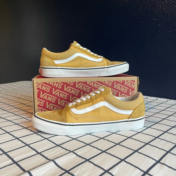 Vans Shoes - old skool ochre/true white vans